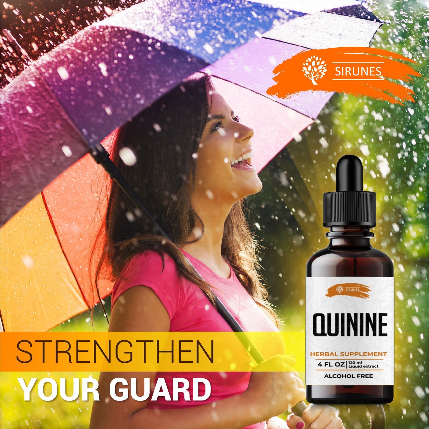 Quinine Liquid Extract 4oz - Cinchona Officinalis Bark Herbal Supplement for Leg Cramping Relief, Cramp Defense, Boosting Immune System