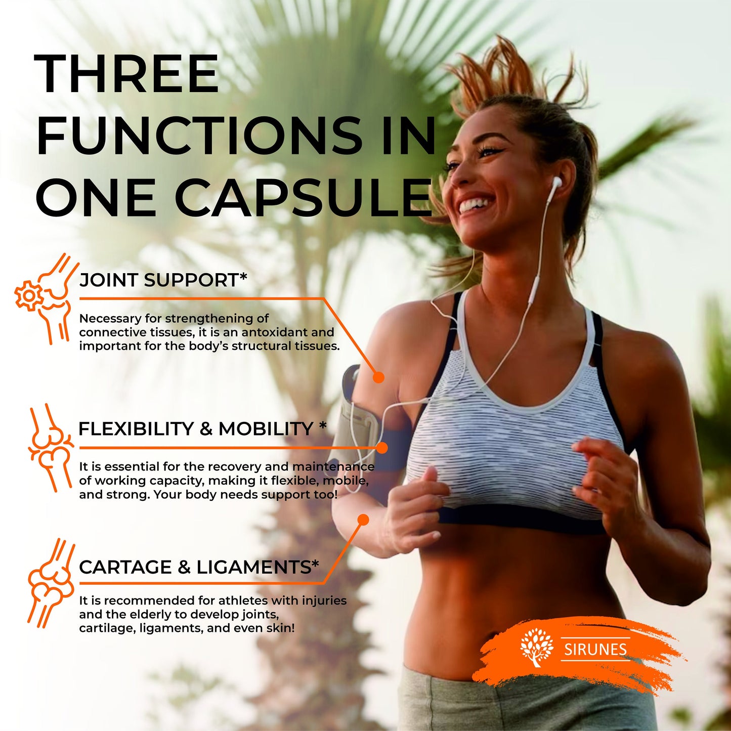 Chicken Collagen Capsules - Type II Collagen Nutritional Supplement for Joint, Skin & Bone Support - 120 Capsules