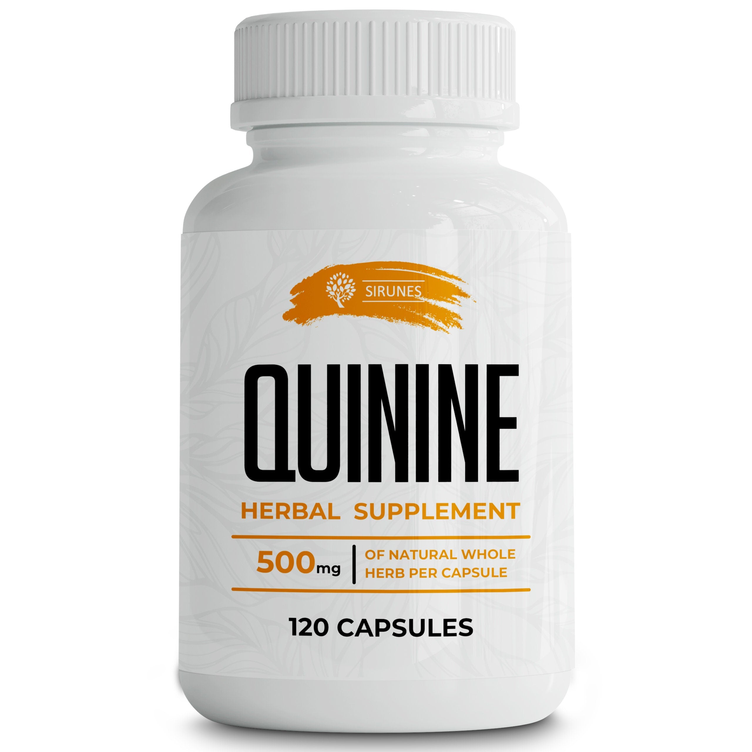 Quinine Capsules 120 Caps - Cinchona Officinalis Bark Herbal Supplement for Leg Cramping Relief, Cramp Defense and Overall Digestive Health
