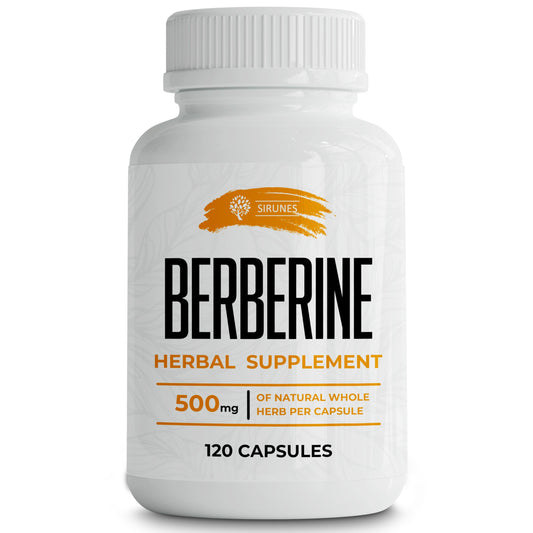 Berberine Herbal Supplement - Natural Herb Extract - May Help Maintain Normal Blood Sugar, Cholesterol Levels - May Help Promote Heart