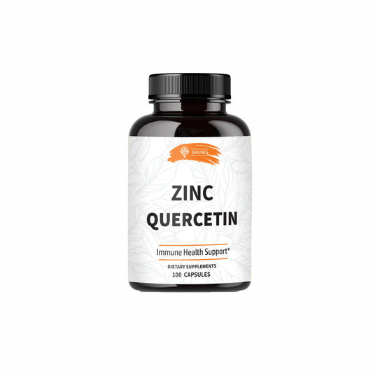 Zinc Quercetin Supplements - Zinc Supplements for Ultimate Immune Support & Respiratory Health -  Zinc with Quercetin 100 Capsules